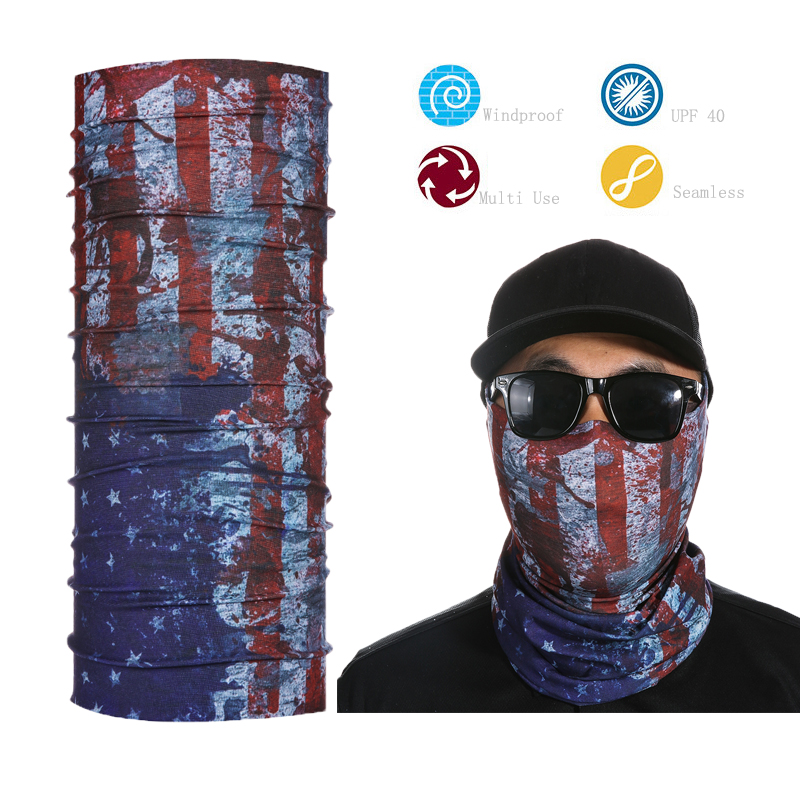 

American Flag Bandana Multi Face Shield