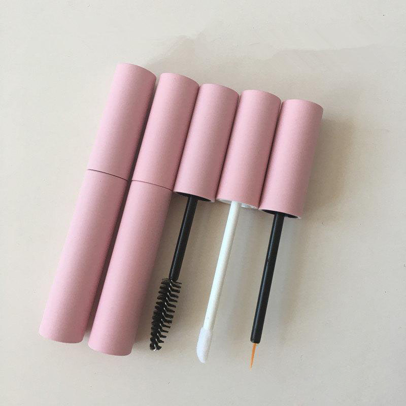 

10 ML Empty Lip Gloss Tubes Pink Plastic Cosmetic Container Refillable DIY Mascara Eyeliner Eyelash Liquid Tube