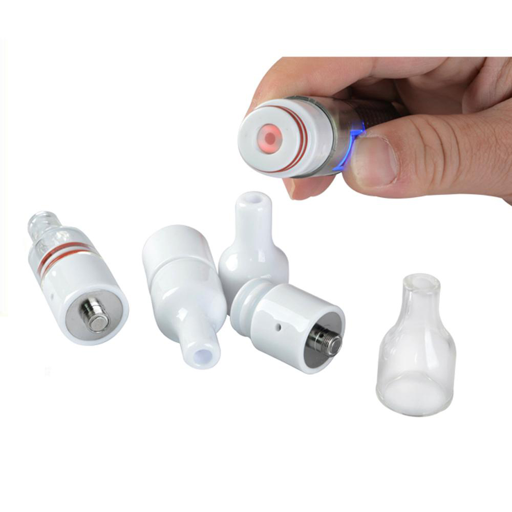 

Deep Bowls The kiln by Atmos Wax Atomizer No Coil No Wick Ceramic Donut Vaporizer Wax Concentrate Tank Smoking Wax Oil Atomizer