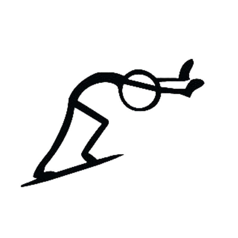 

16*11.2cm PUSH - Stick Figure Funny Car Window Bumper Novelty JDM Drift Vinyl Decal Sticker, Color