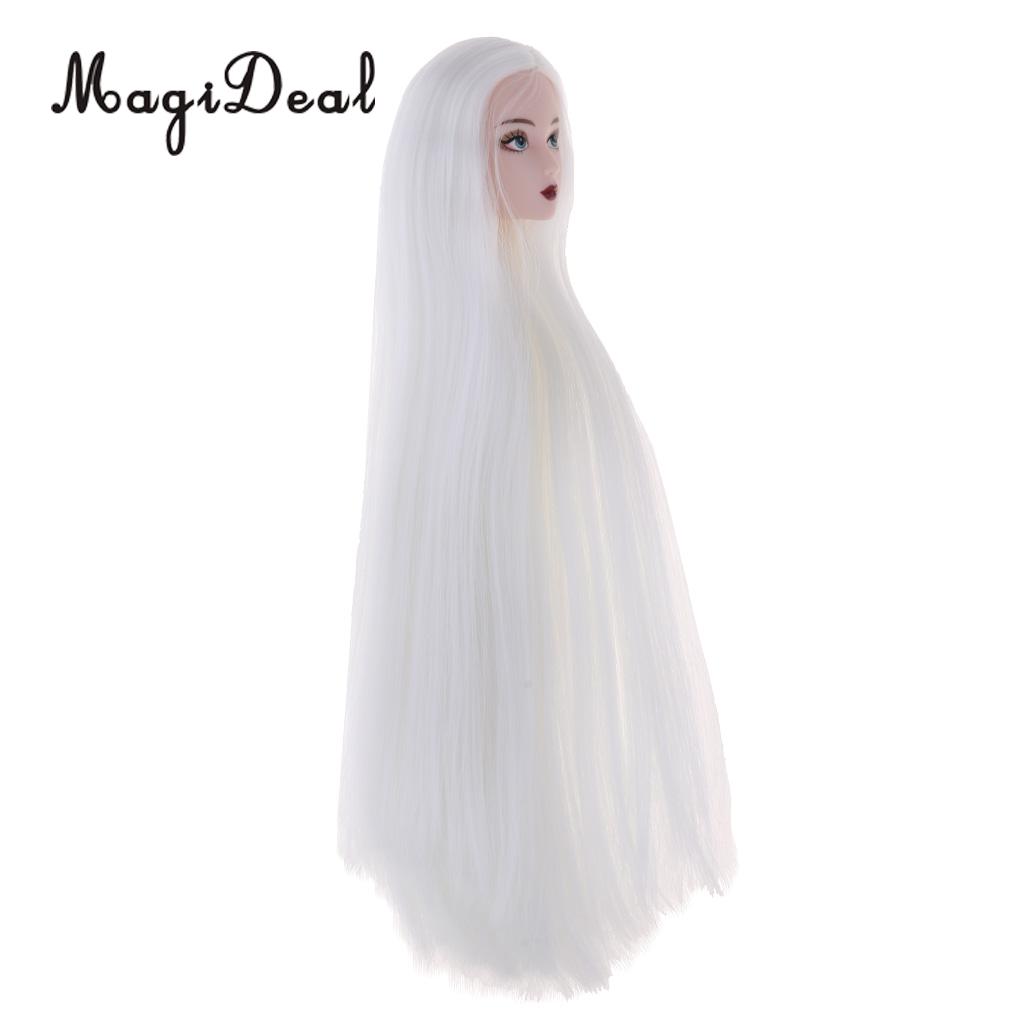 1 6 Bjd Make Up Head Sculpt With White Hair For Xinyi Doll Part