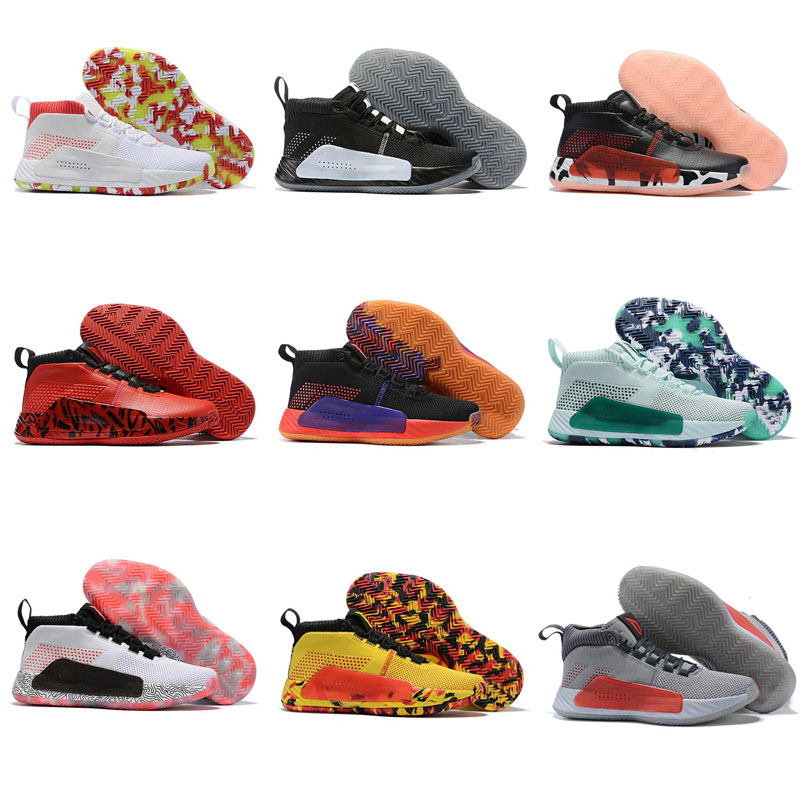 

2019 D Lillard Dame 5 Mens Basketball Shoes Sneakers 5s White Dyed Rip City Signature Brand High Quality Des Chaussures Trainers New Shoes
