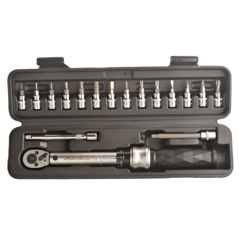 

1/4inch Steel Click Adjustable Torque Wrench Tools kit set Bicycle Bike Repairing Spanner Hand Tool set