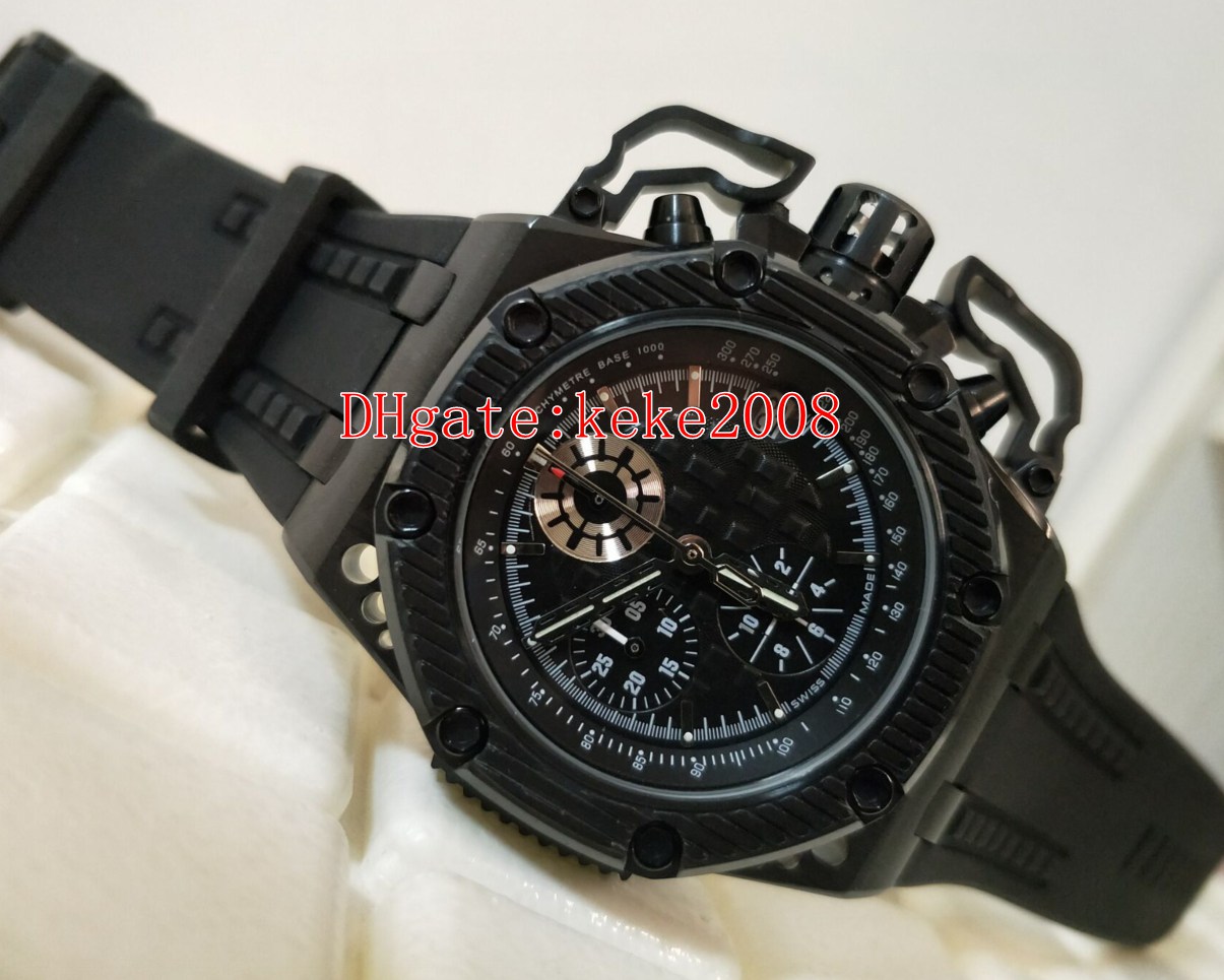 

Fashion High quality N8 Wristwatches 42mm Survivor 26165IO.OO.A002CA.01 Rubber Bands Strap VK Quartz Chronograph Working Mens Watch Watches, Black