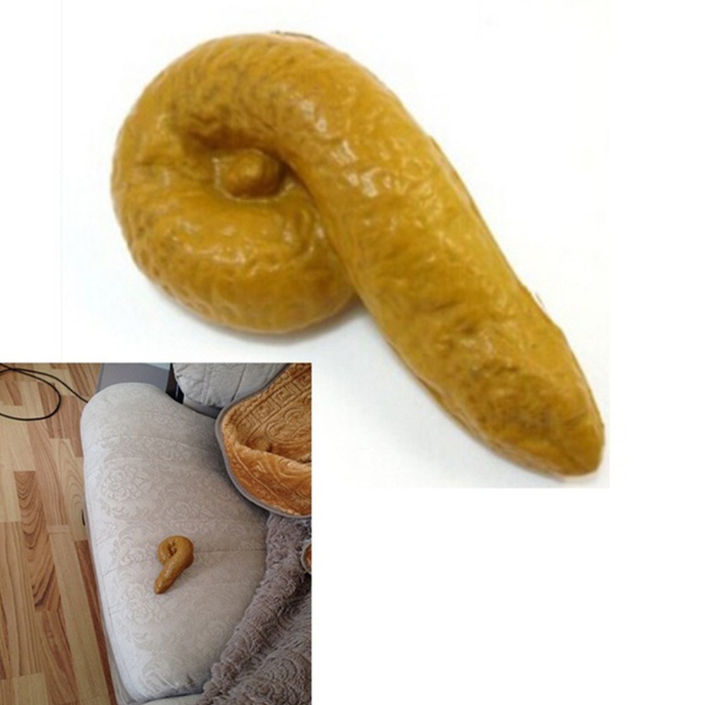 

XBJ312 Creative Gift Fake Poop Toy for Joke Turd Crap Poo Gross Joke Dirty Trick Dog Poop Fun Pooper