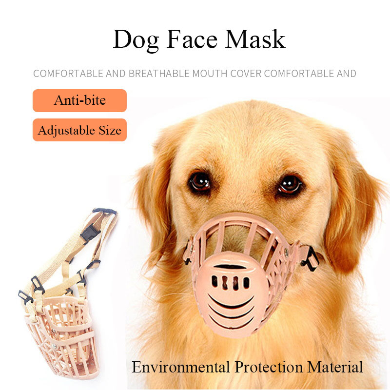 

2Pcs Pet Supplies Dog Mouth Cover Suitable for Large, Medium and Small Dogs Masks Anti-biting Anti-barking Dogs Pets Accessories