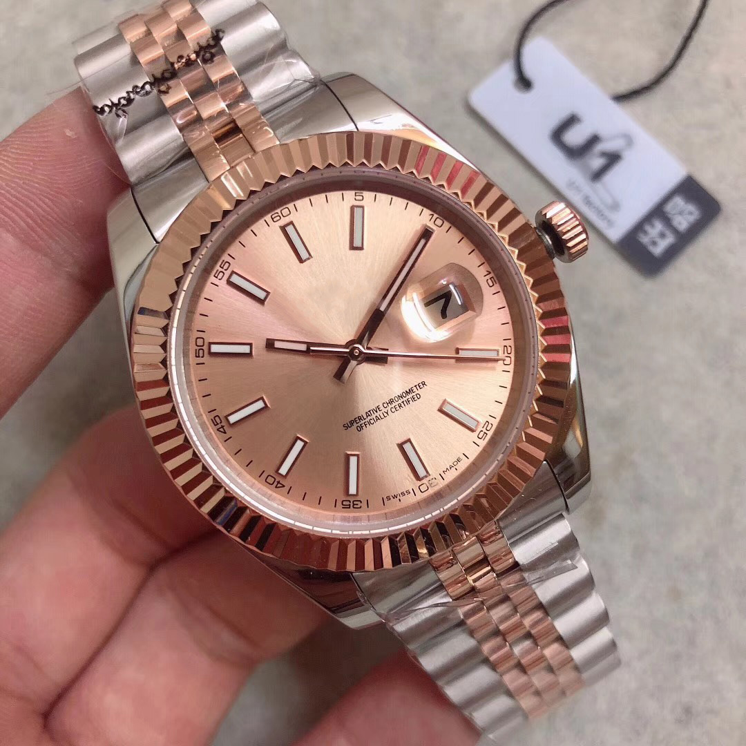 

Mens Watch 41mm Stainless Steel Watches Men Date 2813 Mechanical Automatic Just President Datejust Mens Watches free shipping, Gold