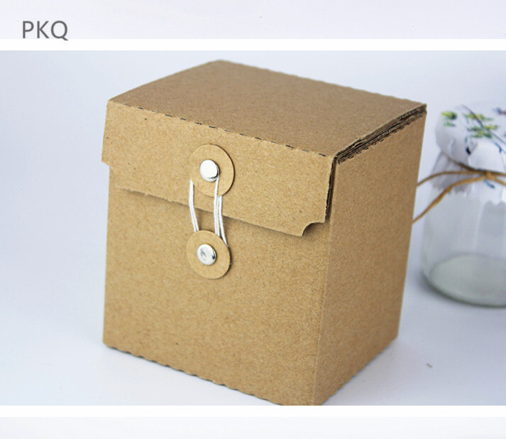

2Pcs Kraft Corrugated Paper Box Glass Cup Express Packaging Box Thicken Gift Small Cardboard Courier Boxes 9x8x10cm