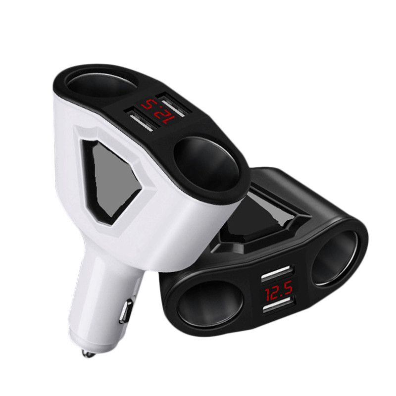 

12-24V Car Cigarette Lighter Auto Double USB travel charger 5V 3.1A 120W For Sartphones Bluetooth Speaker Universal