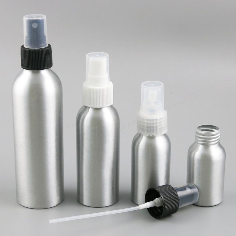 

24 x Aluminium Essential Oil Spray Bottle Refillable Perfume Fine Mist Atomiser Empty Beauty Metal Spray Bottles 30ml 50ml 100ml