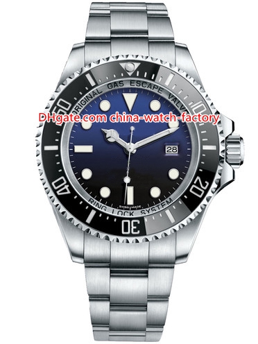 

12 Style High Quality Watch Classic 40mm 116600 Sea-Dweller 4000 43mm 126600 Red 44mm 116660 D-Blue Ceramic Asia 2813 Automatic Mens Watches, D 40mm