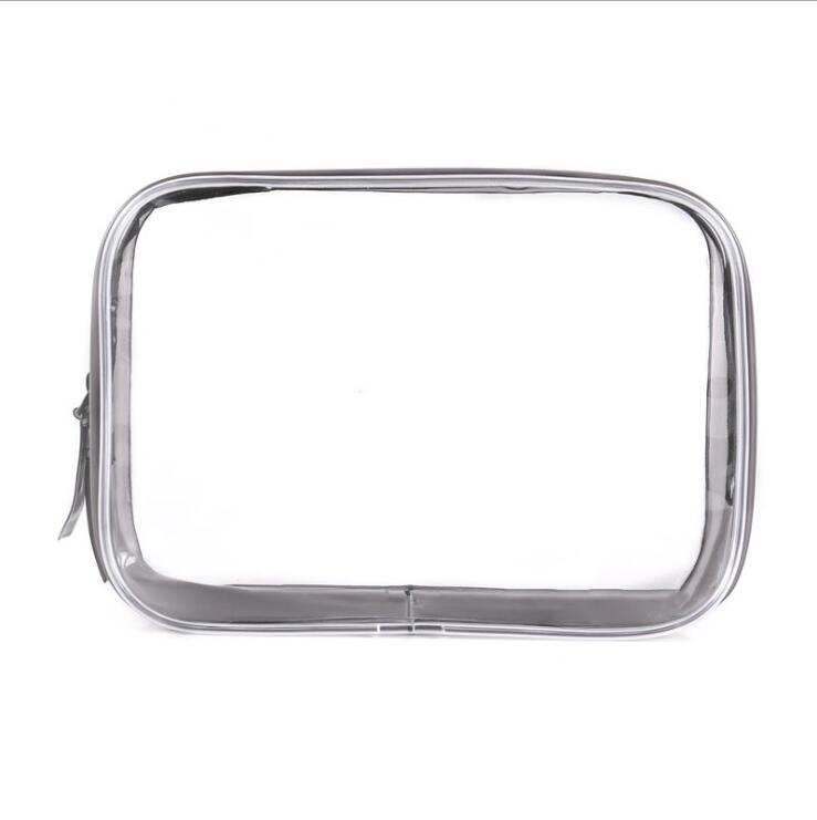 high quality PVC cosmetic bag transparent and waterproof 2019 New large-capacity portable travel assorted toiletry pack set ship by DHL