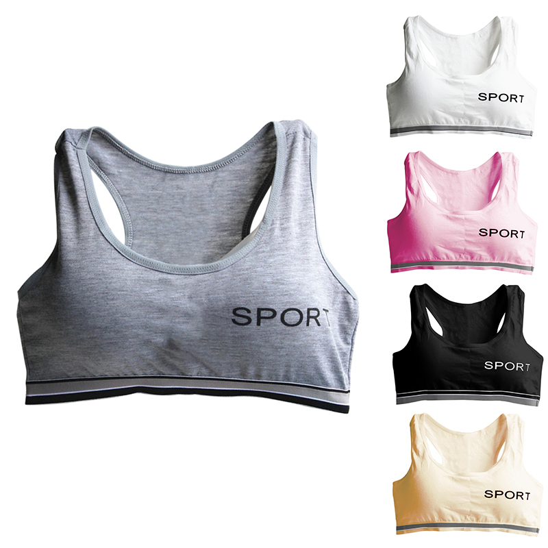 cotton spandex sports bra