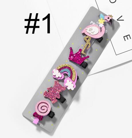 

girl hair accessory girl Flamingo unicorn Crown design Barrettes Girl Hair Accessories kids Christmas hair clipper, Tell me group number