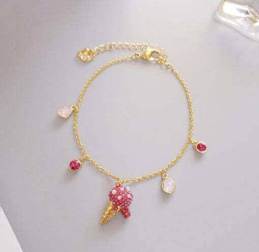 

bracelets Summer theme colorful Ice cream decoration bracelets for womens hot fashion free of shipping