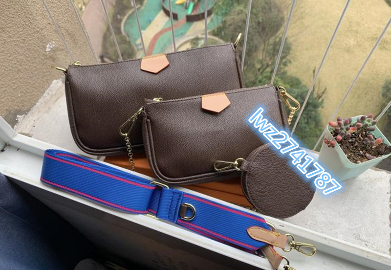 

Hot selling Date Code inside Handbag Shoulder Bag fashion Wallet Woman phone Bag Three-piece combination Bag free shipping