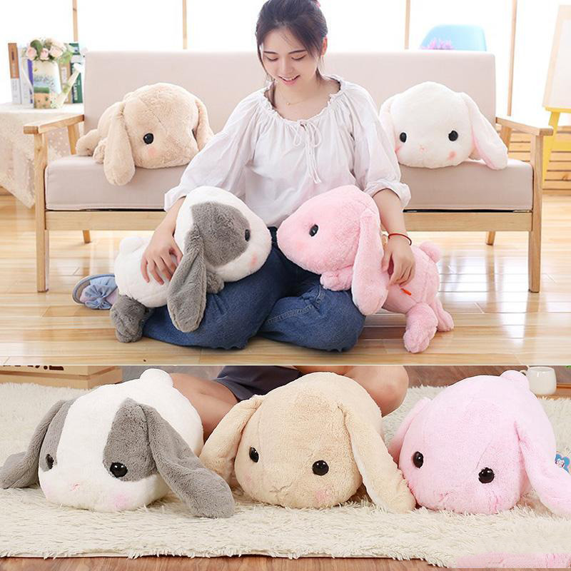 

40cm big long ears rabbit plush animal toys stuffed bunny rabbit soft toy baby kids sleep pillow toys christmas birthday gift