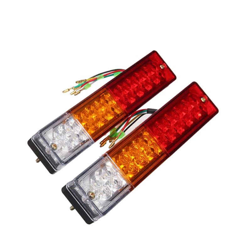

20 LED 12V Ute Rear Trailer Tail Lights Caravan Truck Boat Car Auto Indicator Light, As pic