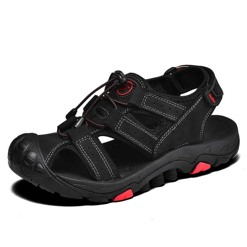 

Hot Sale-Hole Shoes Men Shoes Male Se Summer Sandalias Hombre Slippers Clogs Sandles New Nice Mens, Khaki