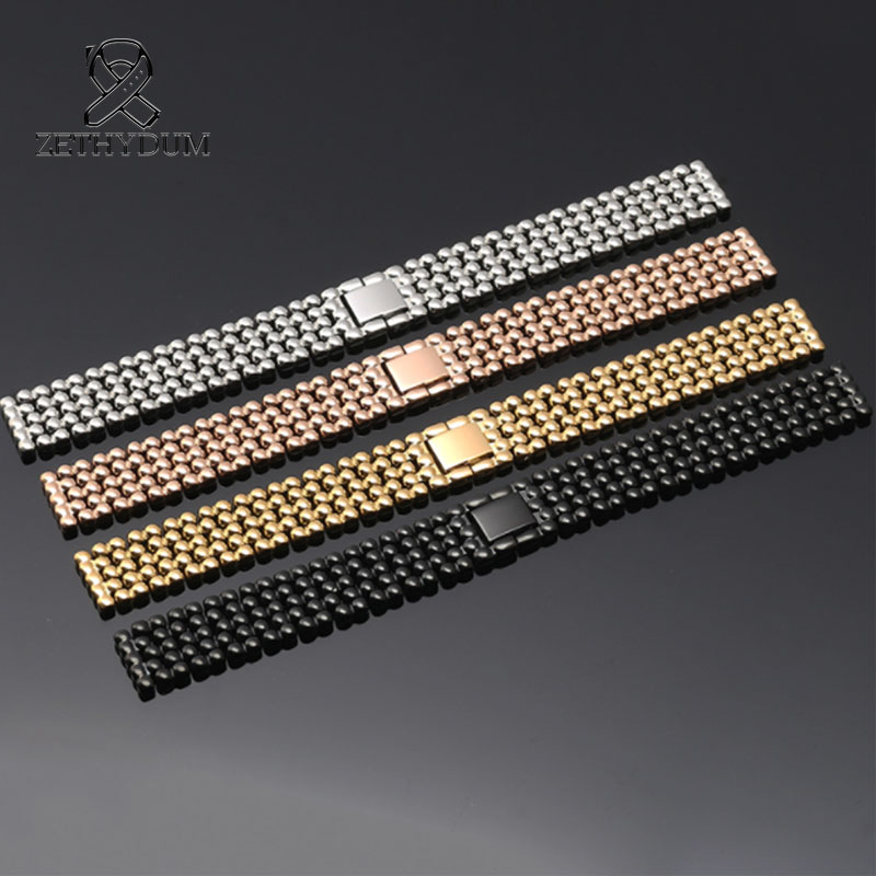 

stainless steel watchstrap 12 14 16 18mm women quartz wristwatches charm watch metal strap fashion Simplicity wristwatches band
