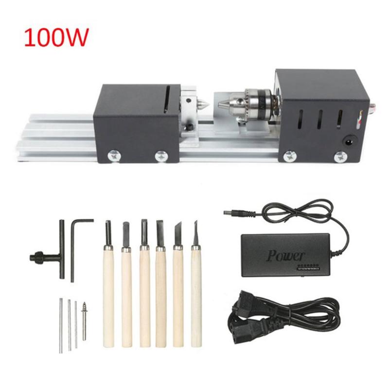 

Shrinkable Heat Shrink Tube Mini Lathe Beads Wood Machine Diy Lathe Standard Set With Wood Carving Cutter
