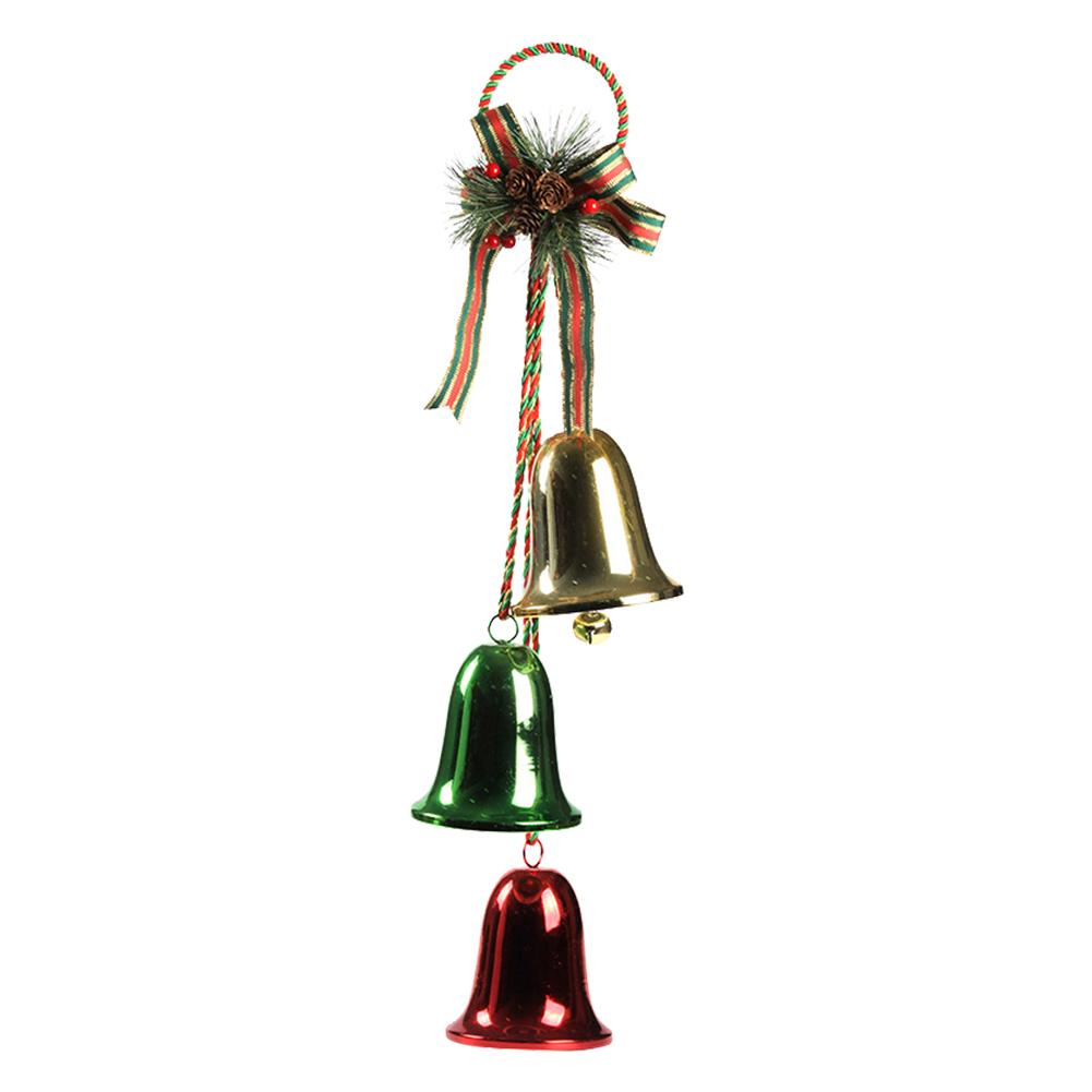 

Christmas Bell 3 Pcs Christmas Door Jingle Mini Bells Tree Hanging Ornament Decoration Decoration For Home