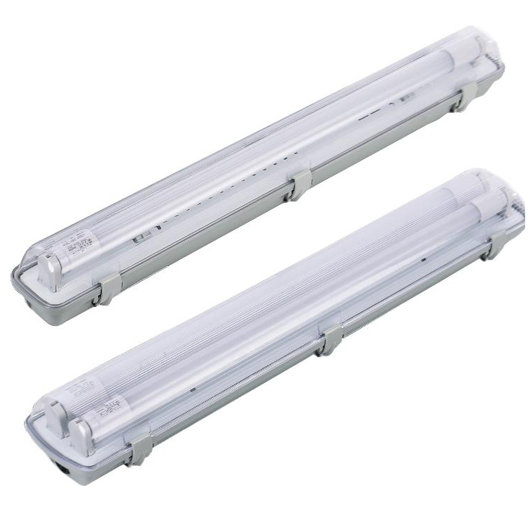 

crestechCommercial Outdoor Integrated Hardwired 4 Ft Vapor Tight Water Resistant Anti-Fogging LED Fixture IP54 T8 led Tube Support