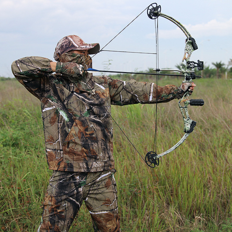 

Men' Summer Thin Bionic Camouflage Clothes Fishing Hunting Tactical Ghillie Suit Green Jacket Pants Set Disfraz Camo Camuflado