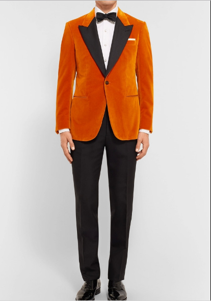 

Classic Peak Lapel Wedding Tuxedos Slim Fit Suits For Men Groomsmen Suit Two Pieces Prom Formal Suits (Jacket+Pants+Tie) 856, Same as image