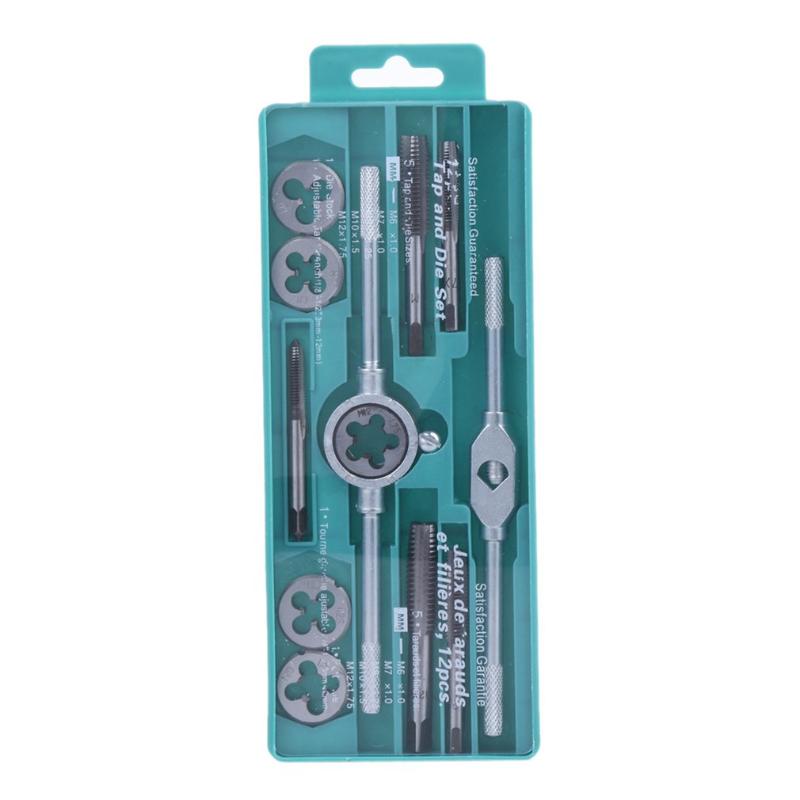

Metric Taps Die 12-Piece Set (Small Frames) tap Threading Die Set Complete Sets / Taps Thread Tap