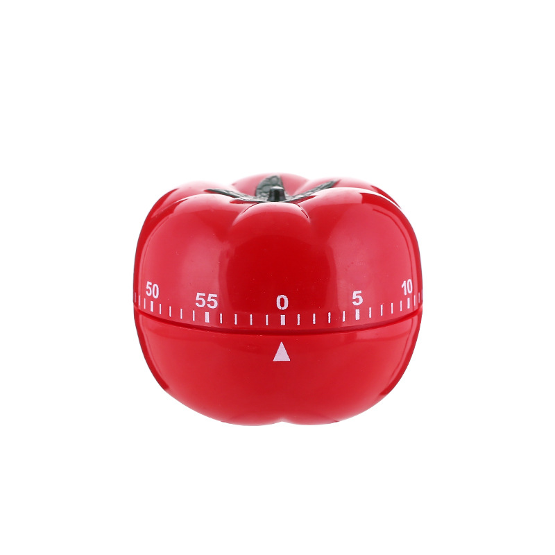 

Mechanical Timer Cooking timer ABS Tomato Shape Timers For Home Kitchen 60 Minutes Alarm Countdown Tool