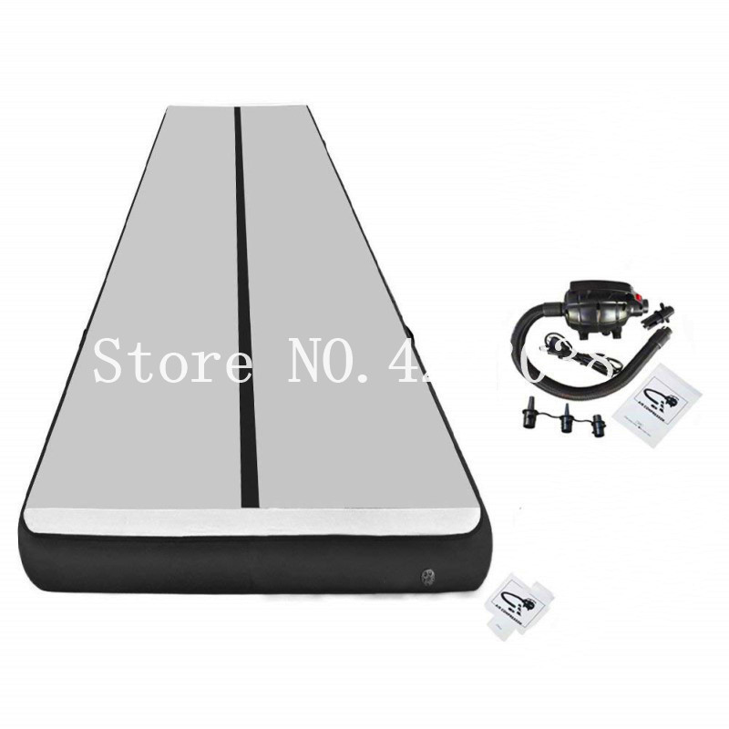 

pump 4x1x0.2m inflatable air tumbling mat for training fitness air track sports exercise mat
