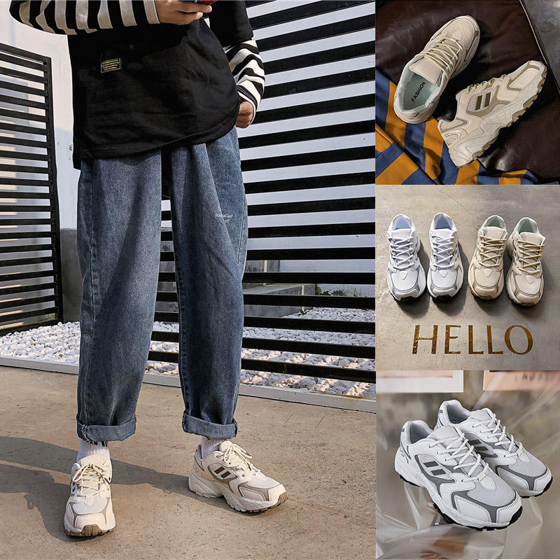 

cheap men women casual shoes color grey white breathable comfortable soprt style designer luxury fashion sneakers running shoes size 36-44, B1