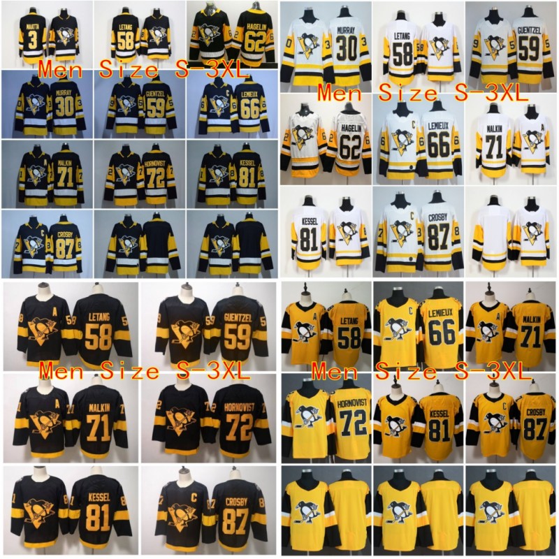 

87 Sidney Crosby Pittsburgh Penguins Third 3rd Alternate Jerseys Evgeni Malkin Kris Letang Jake Guentzel Phil Kessel Murray Hornqvist Kessel, 2019 stadium series