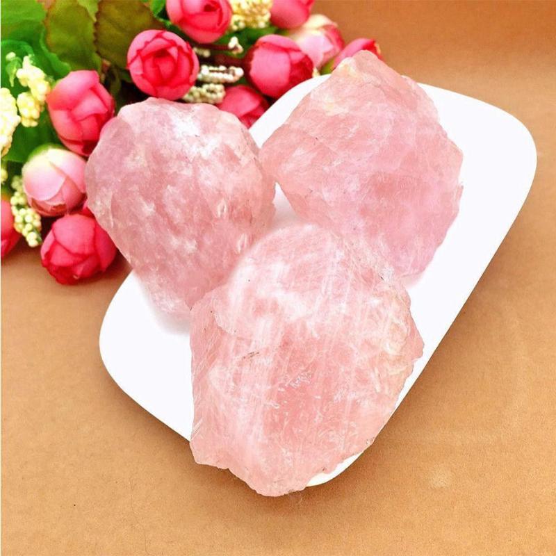 

Other Natural Pink Quartz Crystal Stone Rock Mineral Specimen Healing Collectible