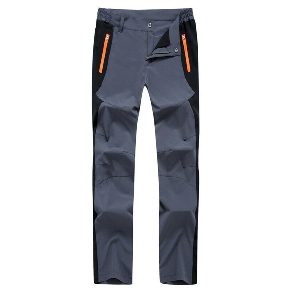 

Outdoor Quick-Drying Pants New Men'S Quick-Drying Elastic Mountaineering Trousers Men'S Summer Fashion Color Matching, As pic