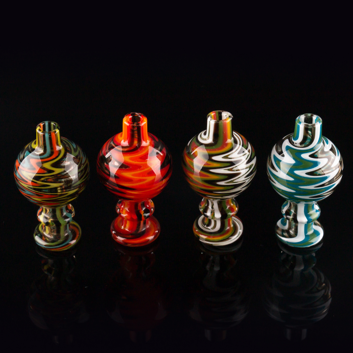 

New US Color Glass Bubble Dab Carb Cap for Quartz Thermal Banger Nails Dabber Glass Bongs Dab Oil Rigs