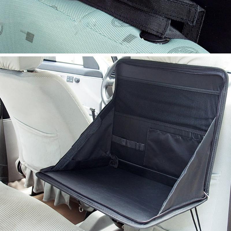 

VODOOL Portable Car Back Seat Computer PC Laptop Desk Multifunctional Dining Table Desk Tray Storage Bag Drink Holder Stand