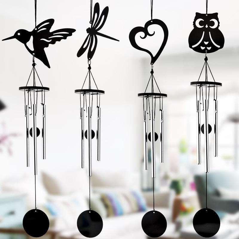 

Creative Wind Bell Net Red Modern Metal Hummingbird Wind Chimes Fresh Music Hanging Ornaments Home Decoration Metal Wind Chimes