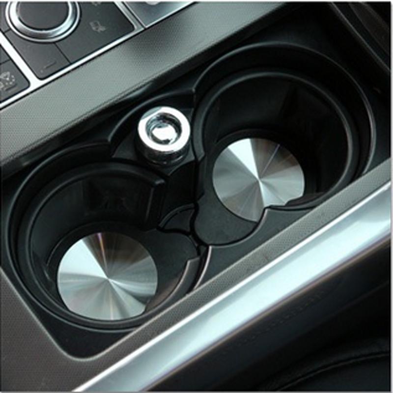 

Aluminum Alloy Car Cup Holder Mats Vehicle Central Console Bottle Holder Pads Mat Forland Rover Discovery