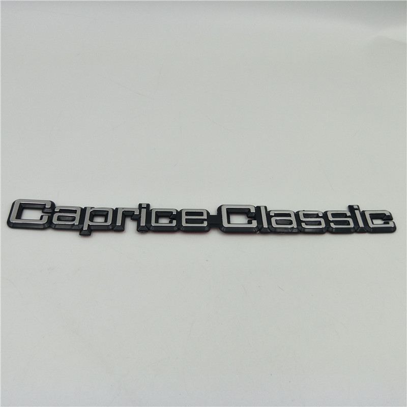 

For Chevrolet CAPRICE CLASSIC Brougham Trunk Emblem Badge Logo, Abs