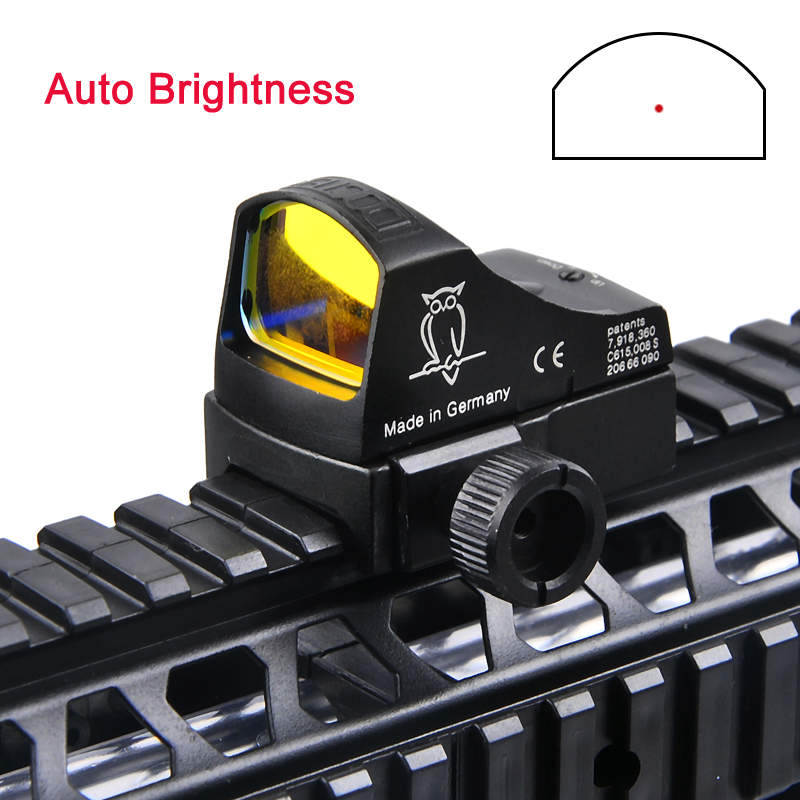 

Doctor Sight 3 Mini Red Dot Sight Reflex Holographic/ Auto Brightness Laser Sight Scope For Airsoft Caza