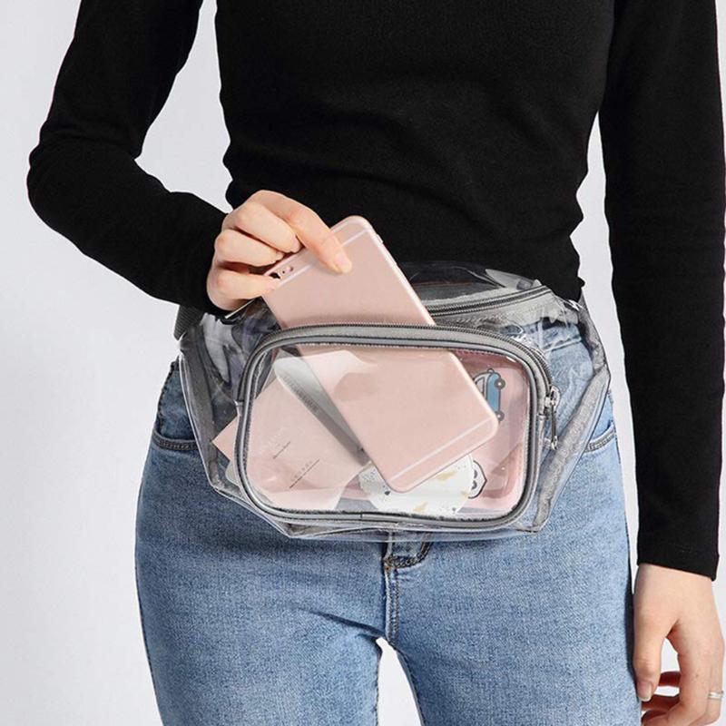 

Women Bag Transparent Belt Clear Bum Heuptasje Bum Fanny Pack Belt Pack For Women Banana Female Punk Waterproof Waist Bags #T5P Cotql