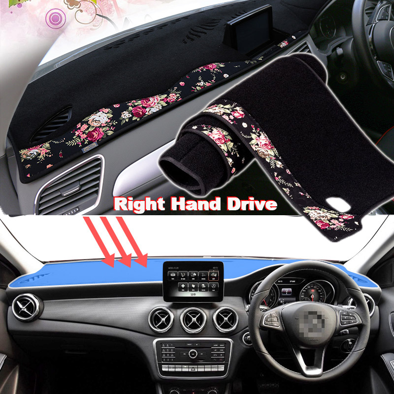 

Tommia China decorative pattern Car Dashmat Dashboard Mat Non-slip Dash Board Pad Cover for Mercedes Benz GLA A/A45/B 2016 2018