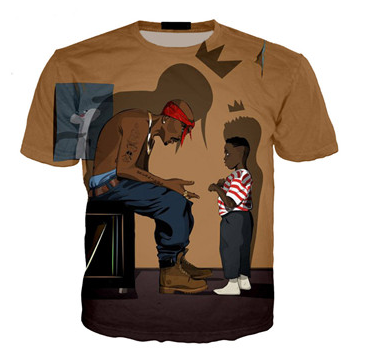 

Newest Popular Singer Rapper Tupac 2pac T Shirt Men Women Unisex Funny 3d Print Summer Short Sleeve O Neck Crewneck Casual Tops A159, Multi