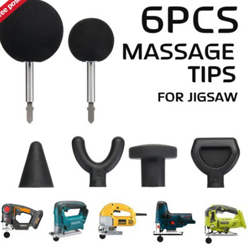 

Massage Gun Heads Percussive Vibration Recovery Muscle Massager Accessories Suitable for All Parts of the Body TSLM1