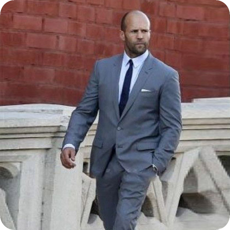 

Mens Suits Gray Notched Lapel Men Tuxedos Groom Wedding Business Costumes Pour Hommes Plus Size Custom Made Bridegroom Formal Blazer Prom, Same as image