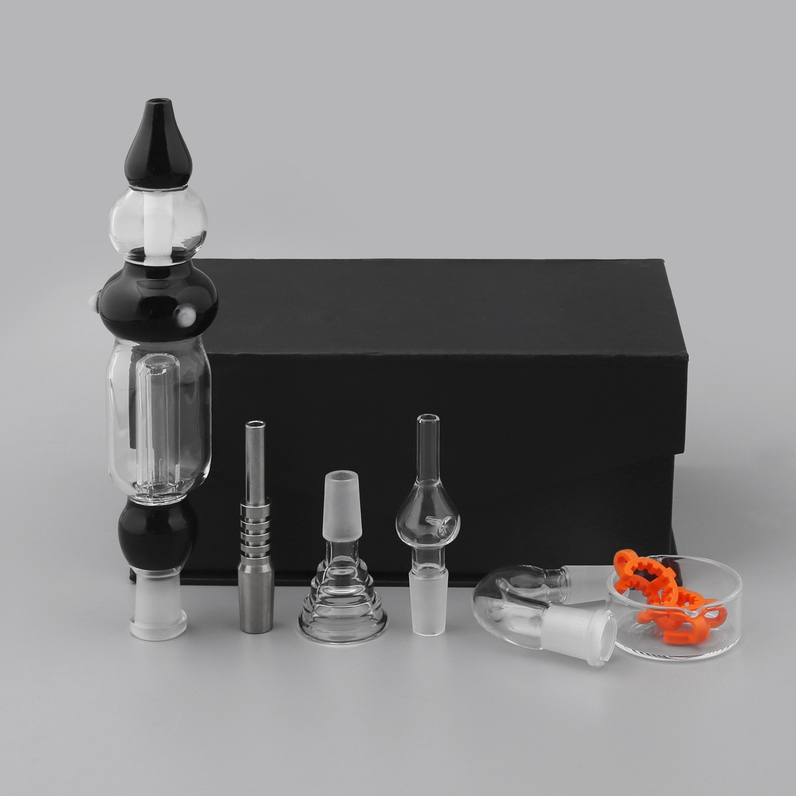 

Areyourshop Full Kit Glass pipe 3 Colors For NC 2.0 14mm Joint Accessories Parts