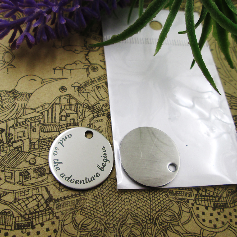 

40pcs--"and so the adventure begins"stainless steel charms more style for choosing DIY Charms pendants for necklace
