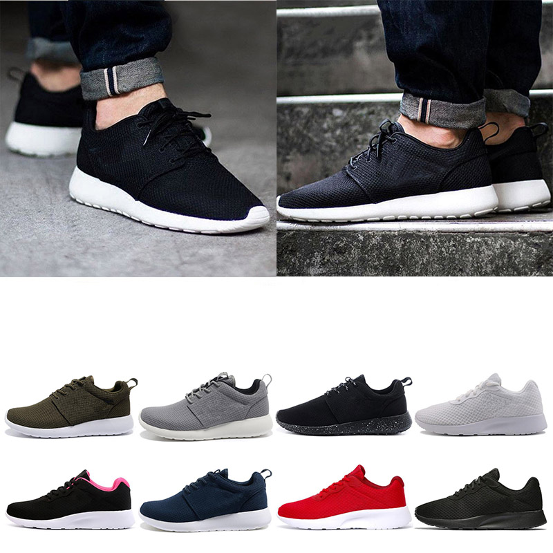 

Tanjun Run Running Shoes men women black red low Lightweight Breathable London Sports Sneakers mens trainers size 36-45, 1.0 red with white symbol 36-45
